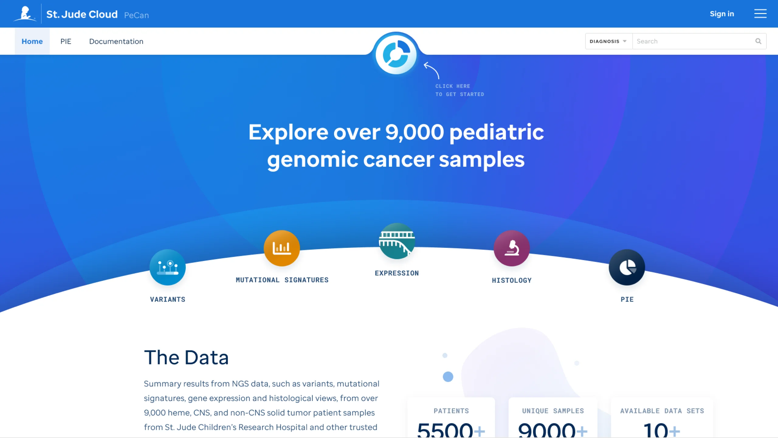 Pecan homepage