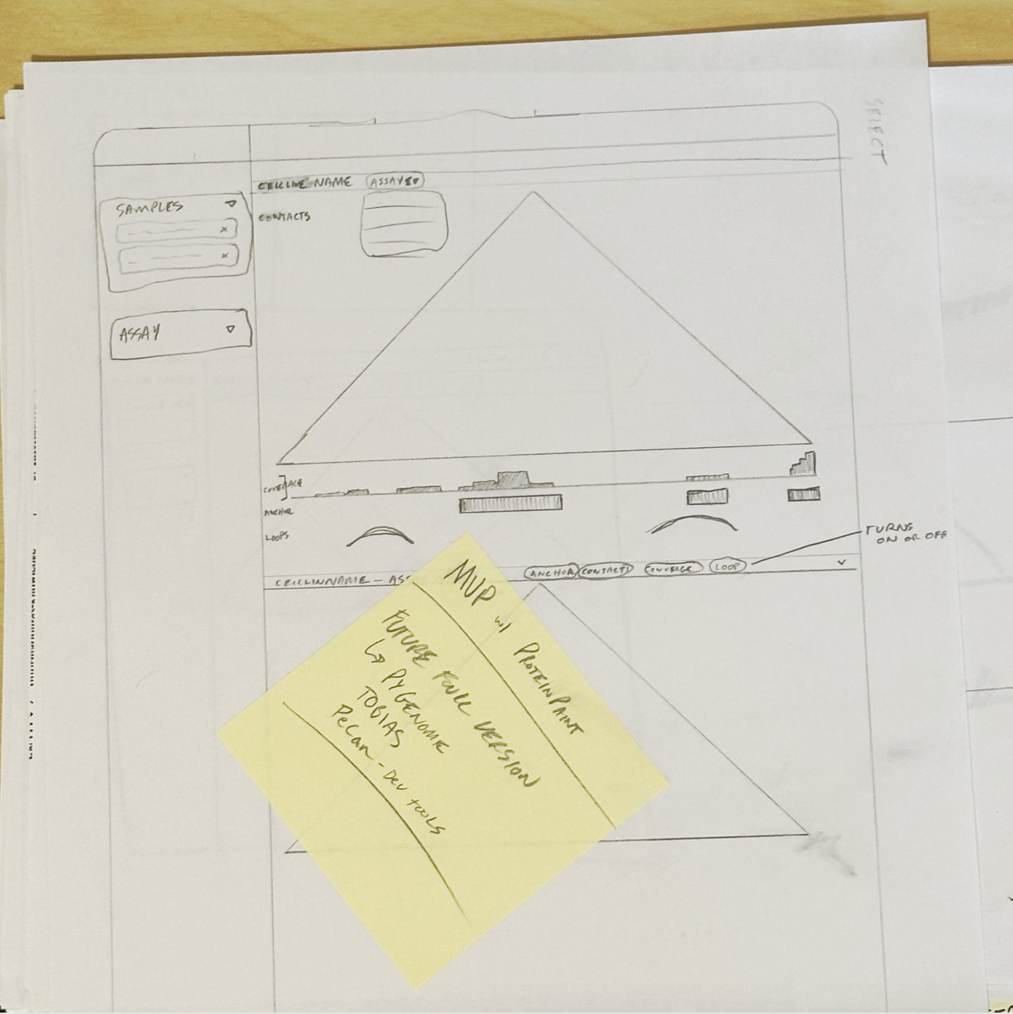 HiC visualization sketch