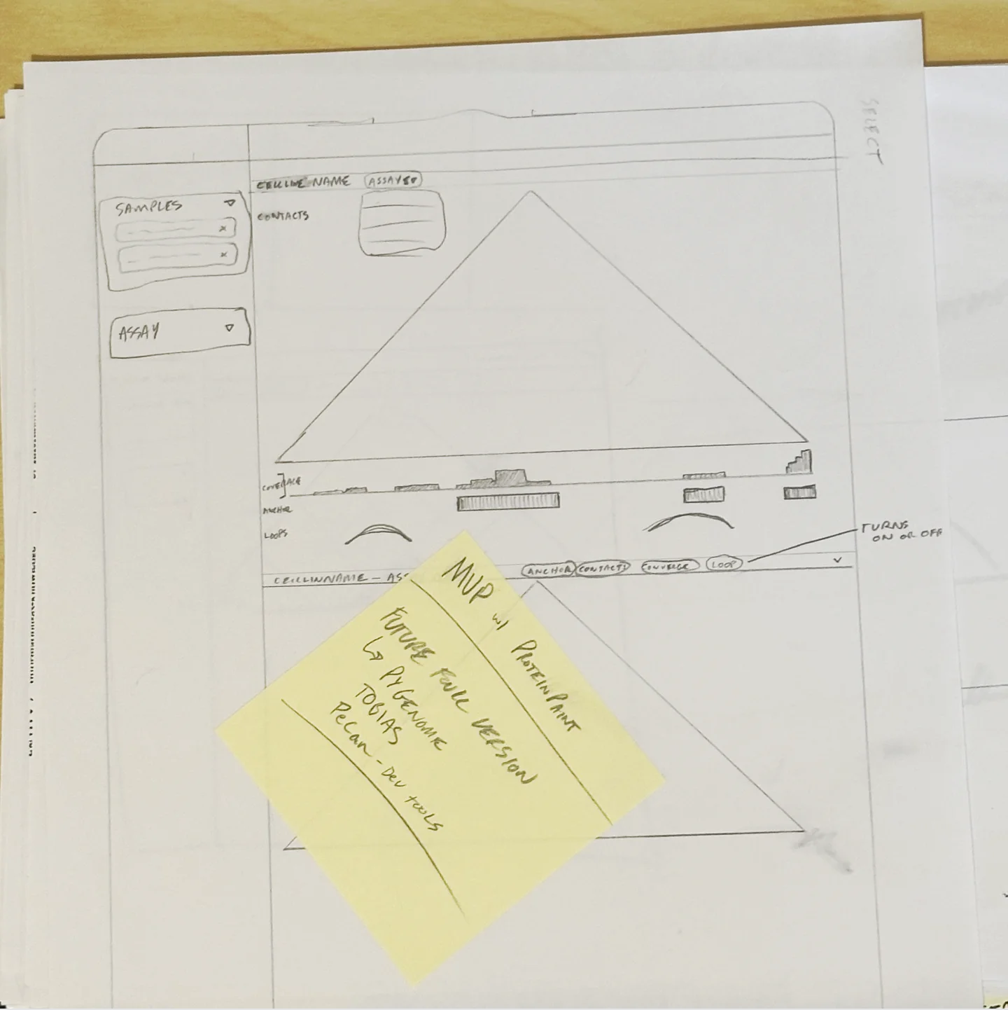 HiC visualization sketch