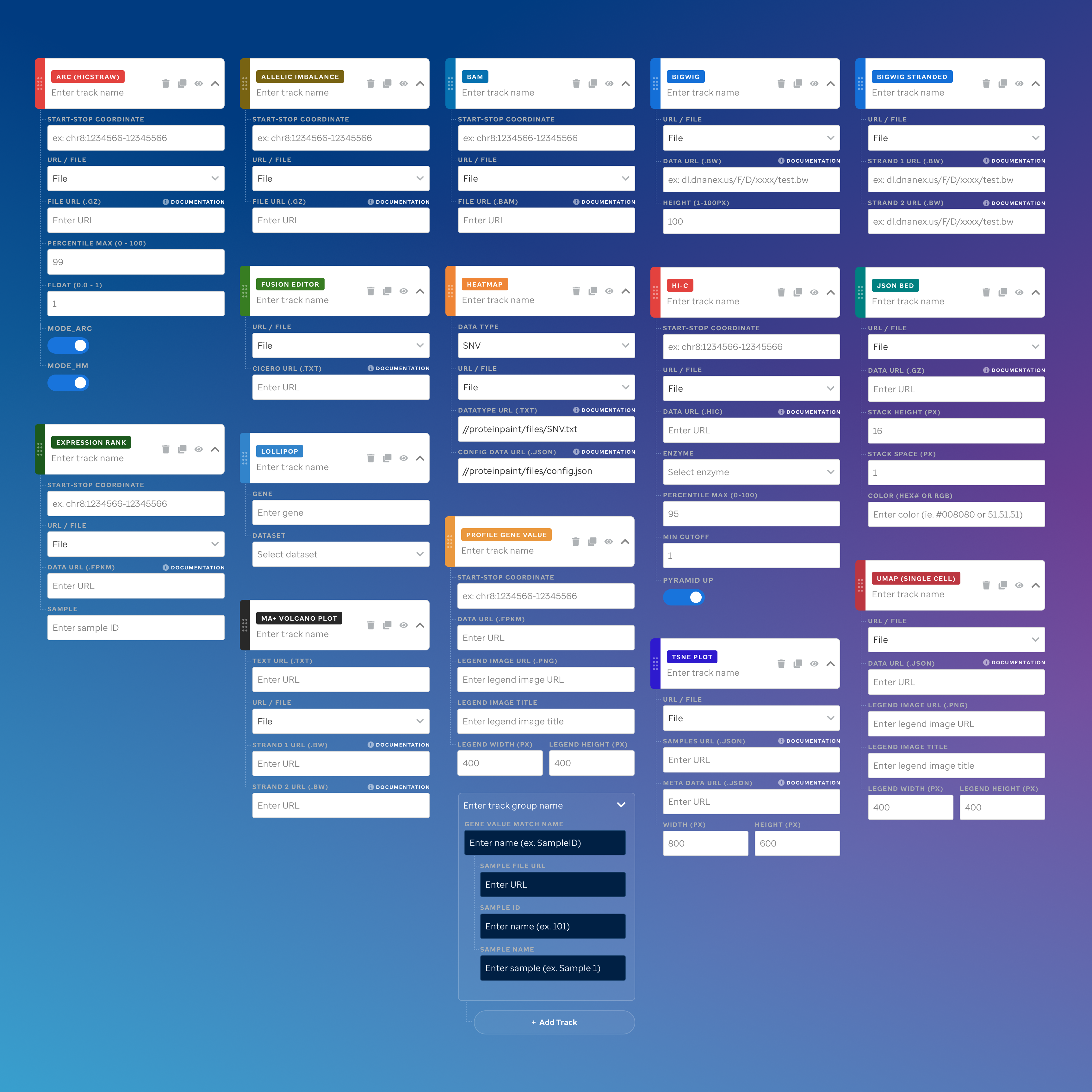 Viz.stjude.cloud editor tracks